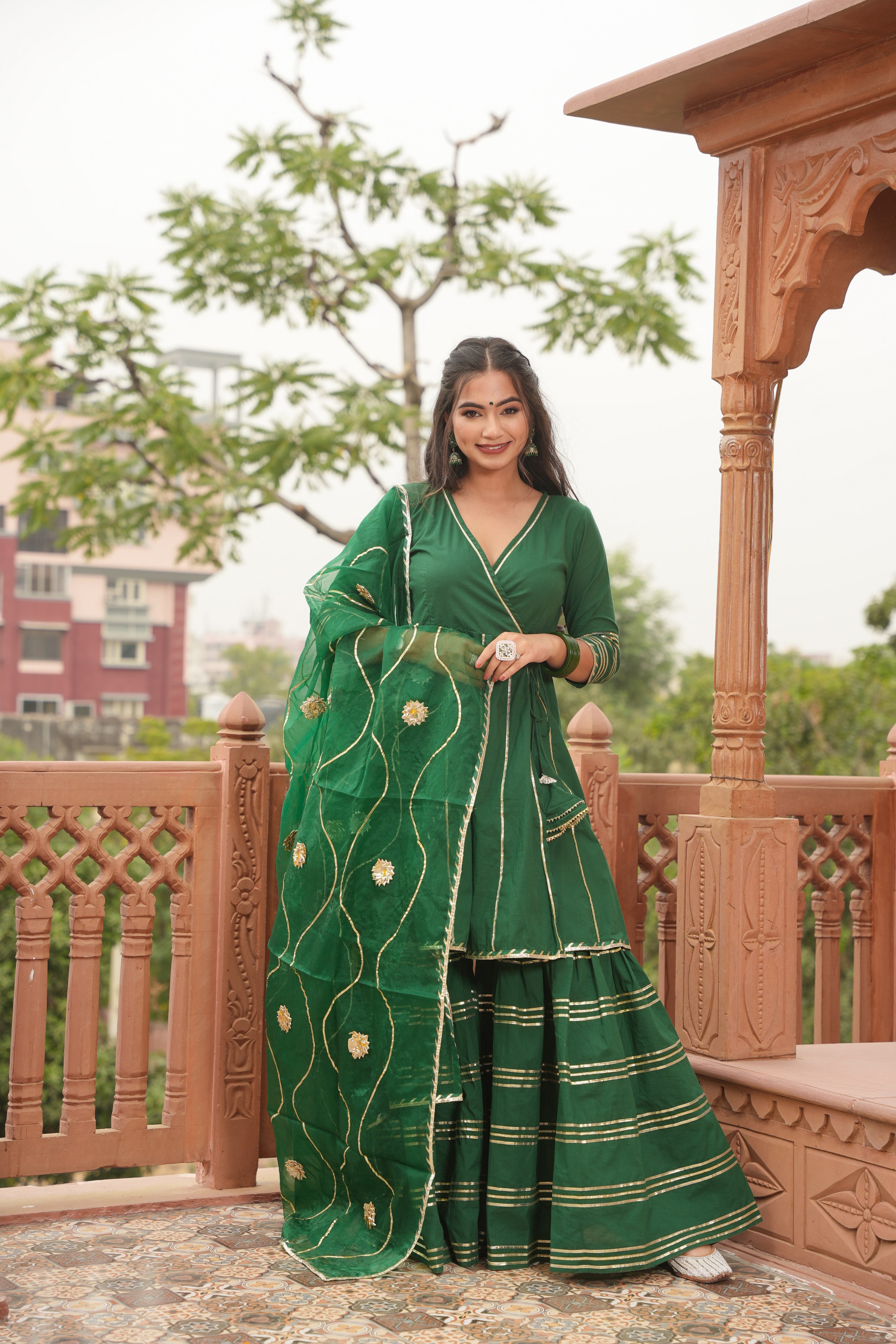 MAYRA COTTON SHARARA SET