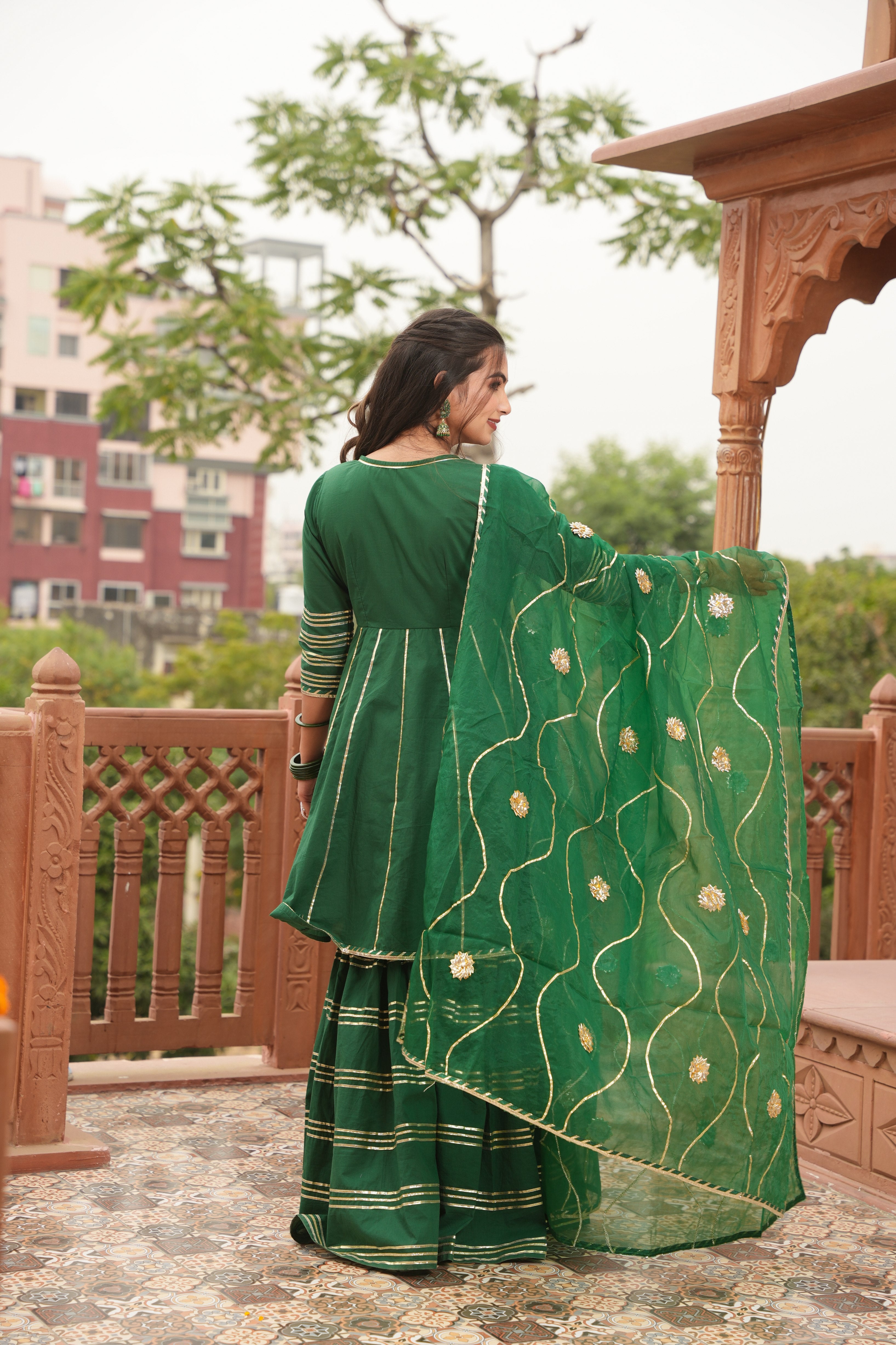 MAYRA COTTON SHARARA SET