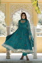 BANDHANI BLISS PURE CHIFFON SUIT SET