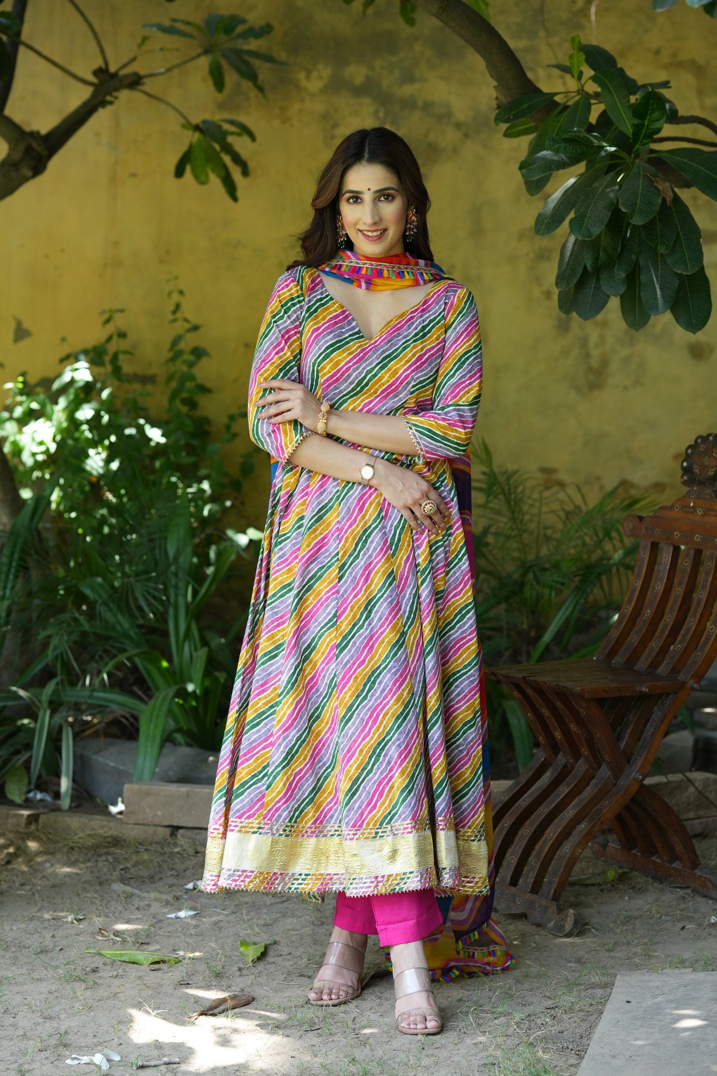 JAZZY LEHERIYA COTTON SUIT SET