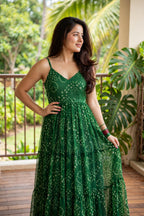 KASHISH GEORGETTE BANDHEJ DRESS