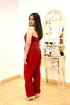 BACKLESS LINEN COORD SET