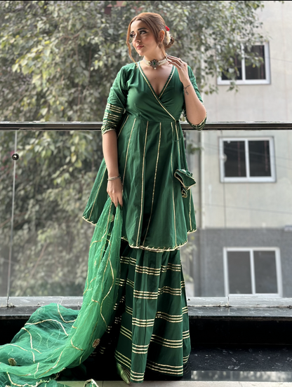MAYRA COTTON SHARARA SET