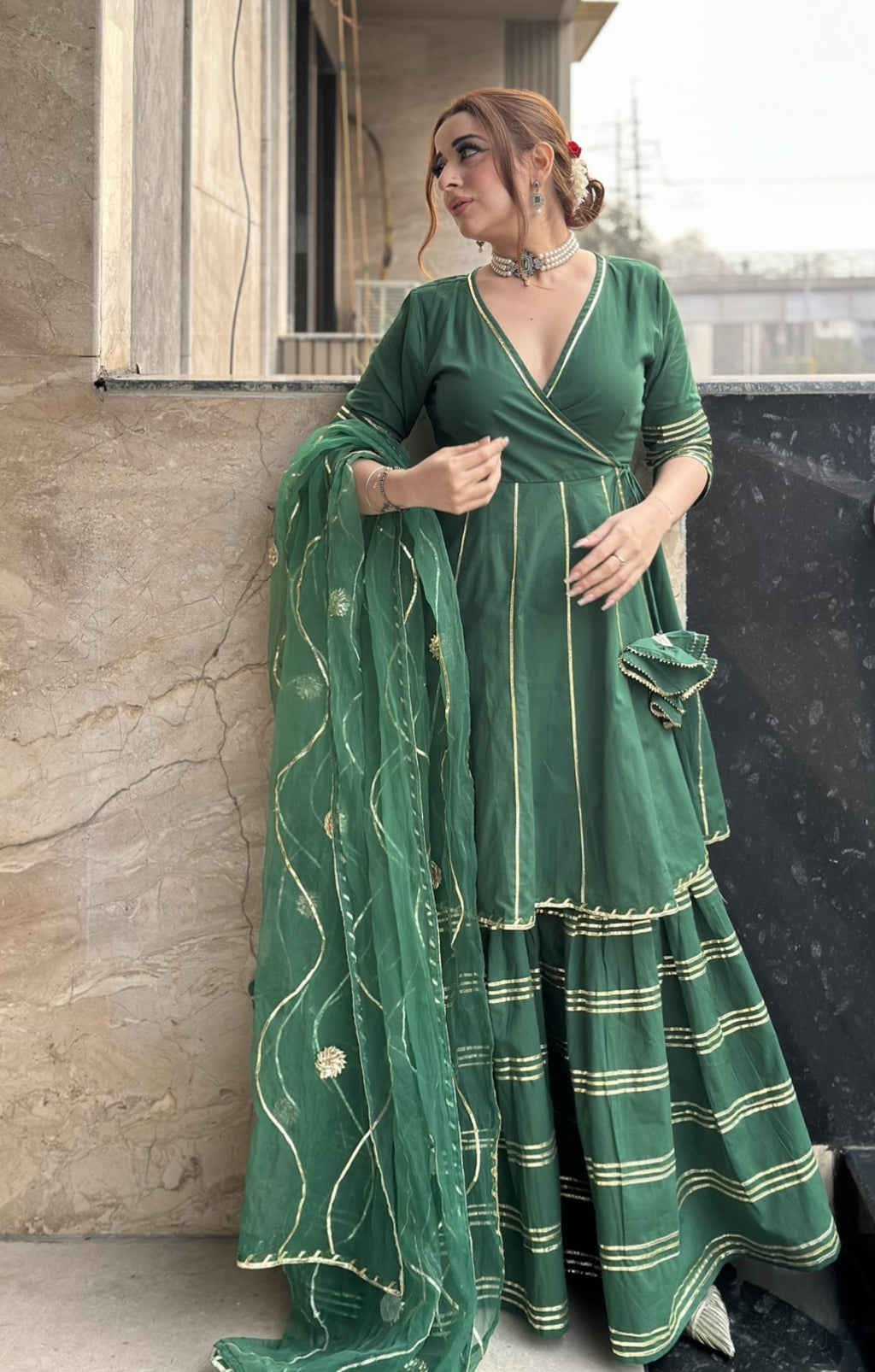 MAYRA COTTON SHARARA SET