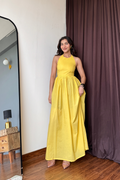 BUTTER YELLOW COTTON DRESS