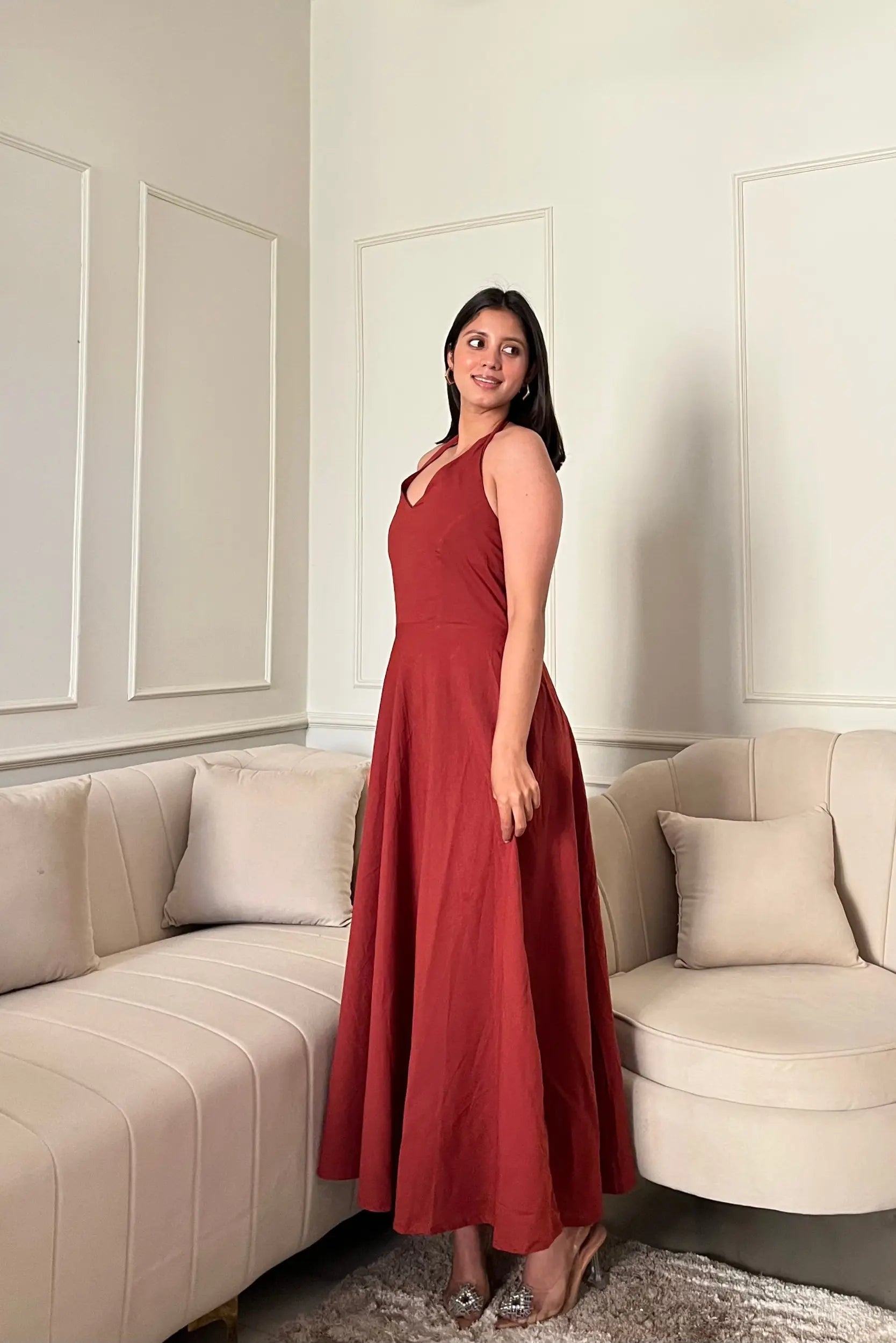 VICTORIA HALTER DRESS