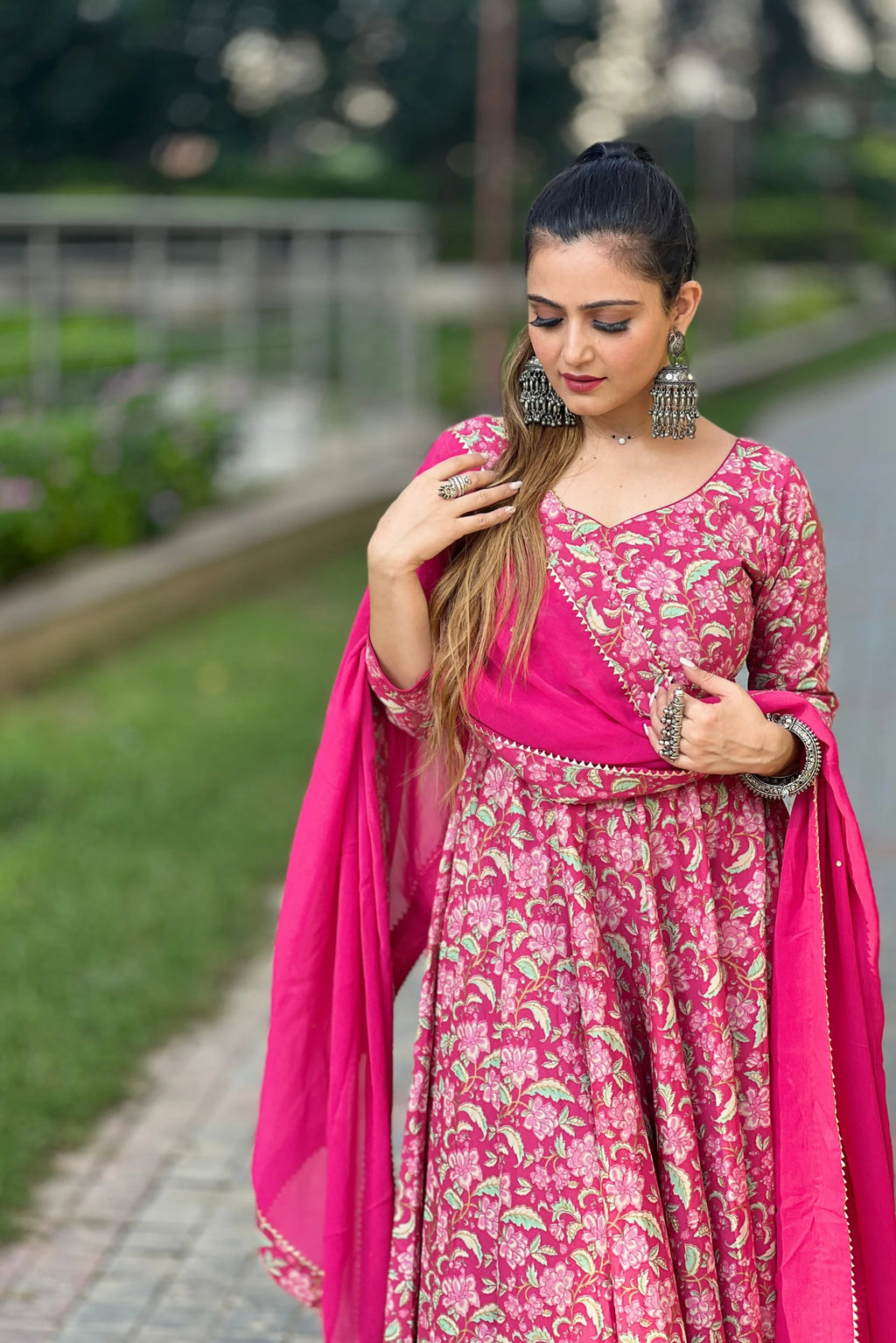 PINK PEARL COTTON SUIT SET