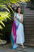 SNOWWHITE COTTON TIERED SUIT SET