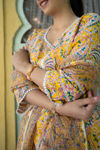 FAIRY HANDBLOCK COTTON SUIT SET